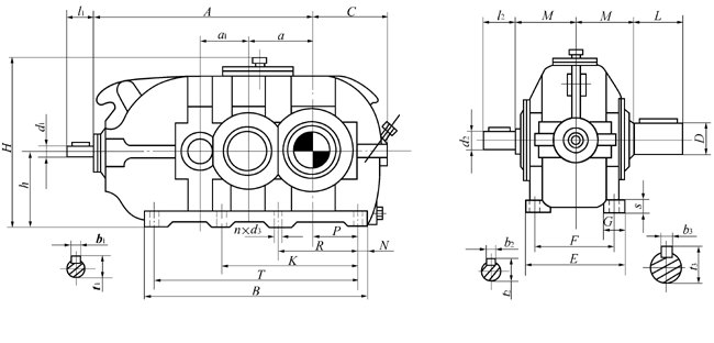 DBY、DBYK硬齒面減速機(jī)熱功率
